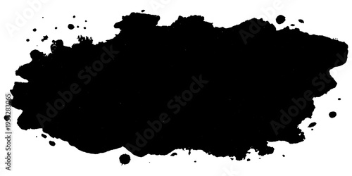 Abstract black ink blot, a captivating display of fluid art, featuring dynamic textures and forms that evoke emotion and artistic expression.