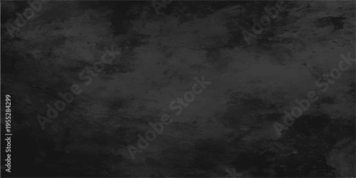 Dark old concrete wall texture with a black grunge design and grey paper pattern provides a rough vintage backdrop