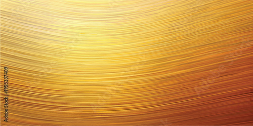 Vector gold metallic tones background. Abstract gradient bright and shiny light reflection brushed steel metal texture. Illustration for background, backdrop, web, wallpaper, print and design artwork.