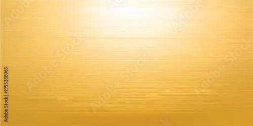 golden brushed metal texture with light reflections and horizontal lines