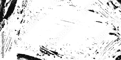 Abstract Scratch Background with Dust and Distressed Surface Overlay. Grunge Texture Vector with Grainy Noise, Rough Pattern and Aged Effect.