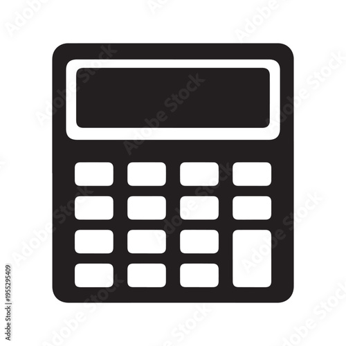 This is a simple calculator icon used for basic mathematical operations