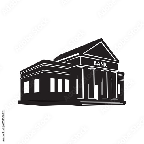 Simple vector illustration of a house icon representing home, building, and residential architecture design