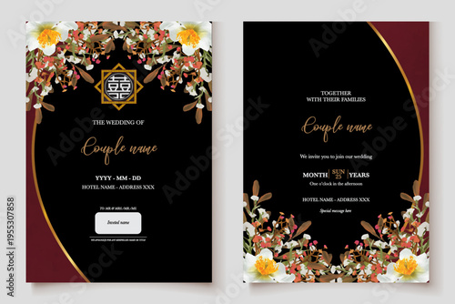 Save the date wedding invitation templates