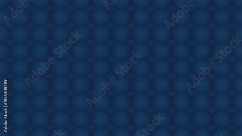 Abstract Seamless Geometric Octagonal Mosaic Vector Background with Deep Blue Gradient