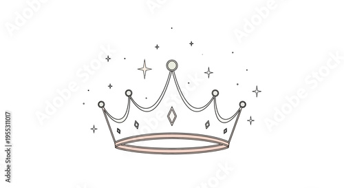 Crown Jewel Royalty Symbol Accessory.