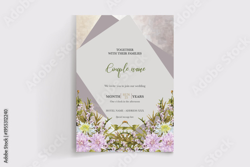 Save the date wedding invitation templates