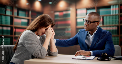 Young Woman Meets Lawyer To Discuss Wrongful Death Case