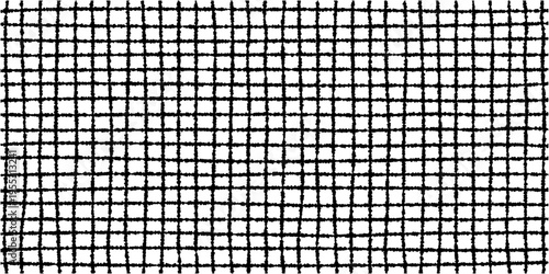 歪みのある黒い格子柄の背景素材イラスト