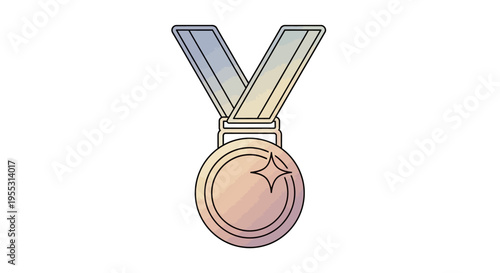Medal Award Trophy Winner Symbol.