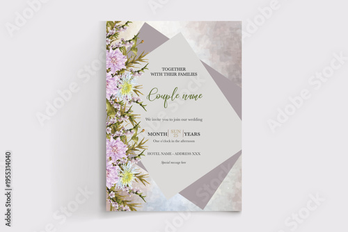 Save the date wedding invitation templates