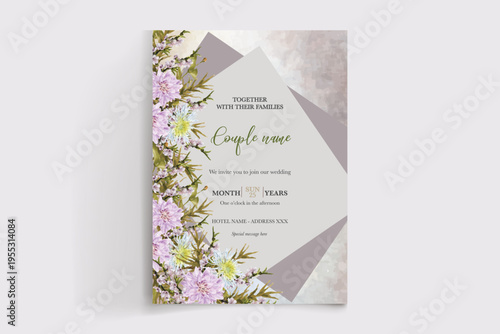 Save the date wedding invitation templates