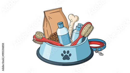 Dog Food and Accessories.