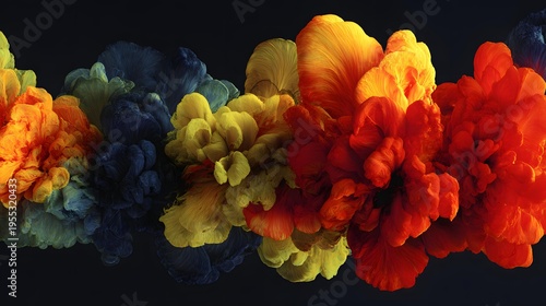 paint splash background with dynamic motion, high contrast colors, energetic composition