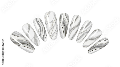 Marbled Nail Polish Swatches.