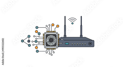 Router with Connected Devices.