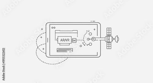 Satellite Communication System Diagram.
