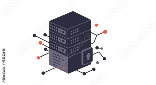 Server Computer Network System.