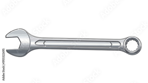 Silver Adjustable Spanner Tool.