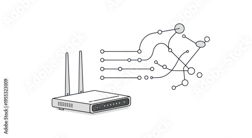 Wireless Router Network Diagram.
