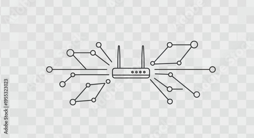 Wireless Router Network Diagram.
