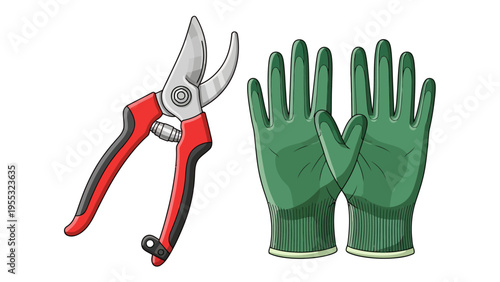 Gardening Tools and Gloves.