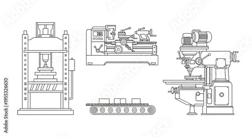 Industrial Machinery Equipment Factory.