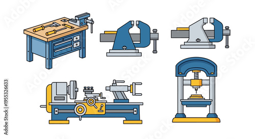 Industrial Machinery Equipment Tools.