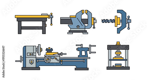 Industrial Machinery Equipment Tools.