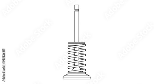 Mechanical Shock Absorber Diagram.
