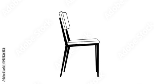 Modern Minimalist Chair Design.