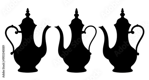 pitcher, jug, pot, vessel, container, antique, vintage, old, classic, arabian, arabic, middleeast, oriental, traditional, culture, islamic, teapot, kettle, ewer, amphora, handle, spout, lid, pouring, 