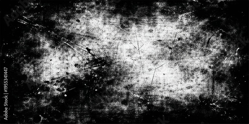 An aged vintage paper texture with a dark grunge design featuring smoke patterns and a dirty black wall backdrop for an artistic wallpaper