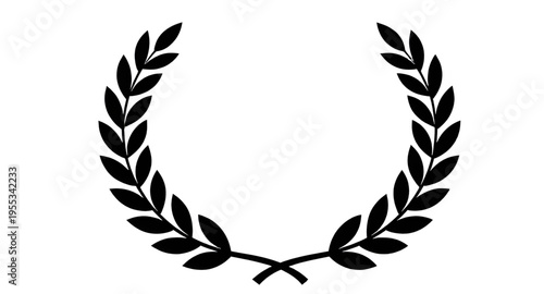 wreath, laurelwreath, laurel, leaf, leaves, branch, branches, foliage, botanical, plant, nature, olive, olivebranch, victory, award, honor, success, achievement, winner, champion, emblem, badge, crest