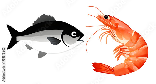 shrimp, prawn, fish, seafood, marine, ocean, sea, aquatic, underwater, animal, animals, wildlife, nature, water, reef, coral, tropical, fishing, catch, food, ingredient, cuisine, cooking, meal, dinner