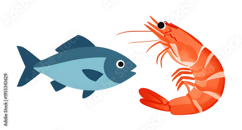 fish, prawn, shrimp, seafood, marine, ocean, sea, aquatic, underwater, animal, animals, wildlife, nature, water, reef, coral, tropical, fishing, catch, food, ingredient, cuisine, cooking, meal, dinner