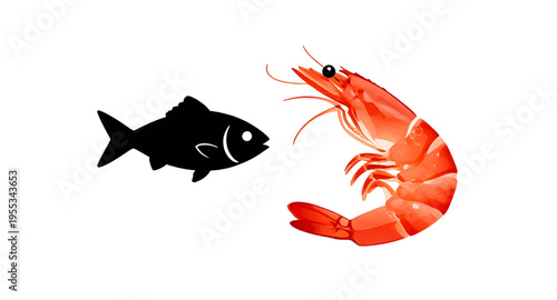 fish, shrimp, prawn, seafood, marine, ocean, sea, aquatic, underwater, animal, animals, wildlife, nature, water, reef, coral, tropical, fishing, catch, food, ingredient, cuisine, cooking, meal, dinner