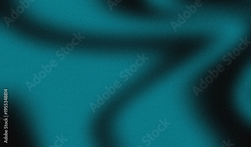 Deep teal abstract background texture featuring subtle flowing gradient waves and film grain effect