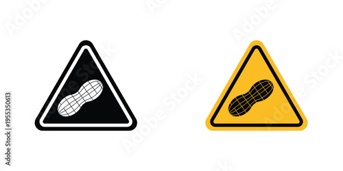 No peanut signs graphic design vector symbols. Best for Graphics