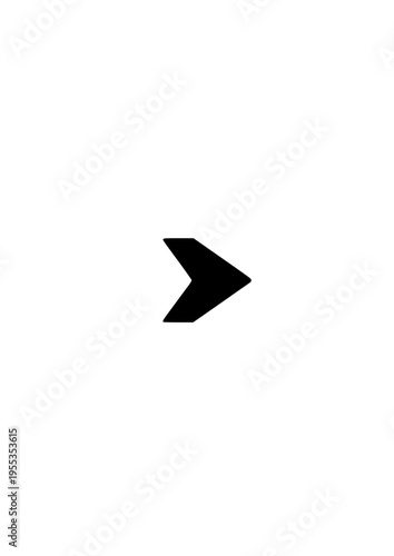 Free Download Black arrow pointing right on a minimalist background with copy space - GFXLoad