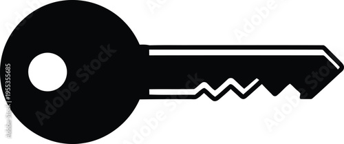Black key icon Vector
