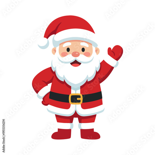 This adorable Santa Claus character, complete with a red suit and jolly expression, embodies the spirit of Christmas and brings joy to holiday celebrations.