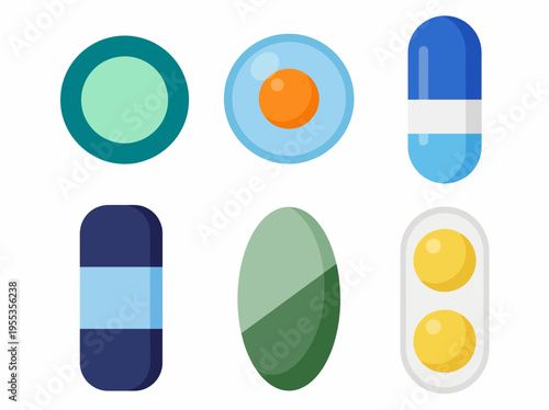 This image displays a variety of colorful pills and capsules representing health and wellness, carrying essential nutrients for rejuvenation and well-being in daily life.