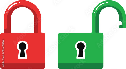Secure and insecure padlocks