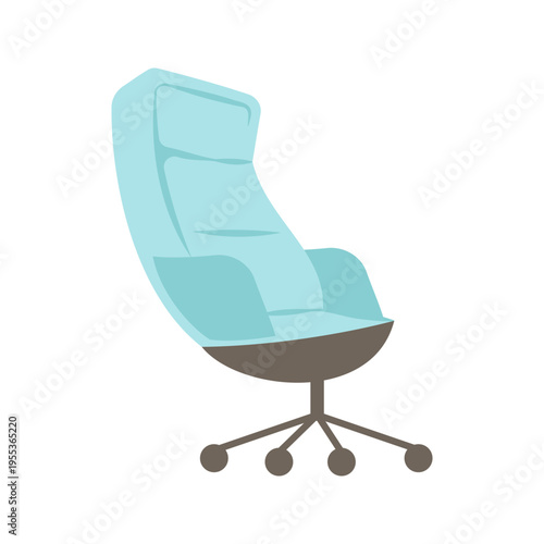 Large collection of colorful modern and classic chair icons for interior design