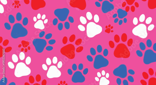 Paw Prints Background