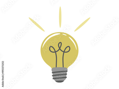Yellow Light Bulb