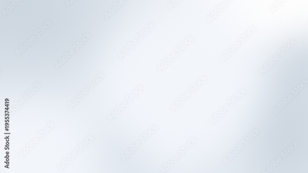 Obraz premium Minimal white abstract gradient background with soft light transitions and smooth tonal depth. Clean modern design ideal for corporate presentations, UI design, websites, branding and digital template