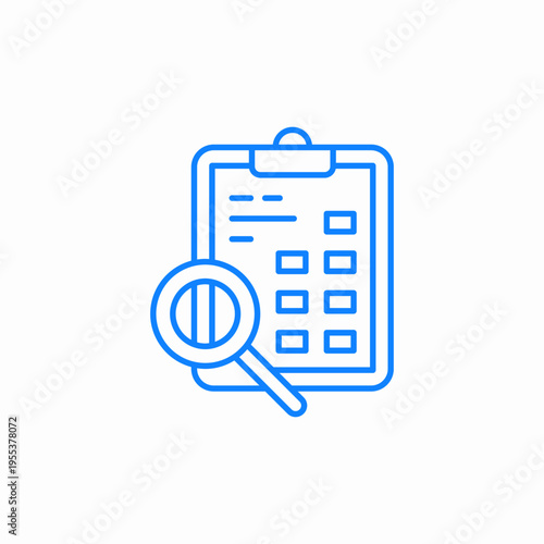 task search icon sign vector
