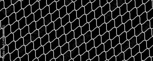 Mesh texture for fishing nets. Seamless pattern for sportswear or soccer goal, volleyball net, basketball hoop, hockey, athletics. vektor